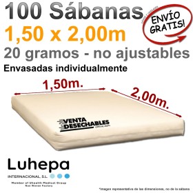 ábanas Desechables 1,50x2,00m 20g - Luhepa