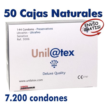 Condones Unilatex al por mayor- 50 cajas de condones ultra finos
