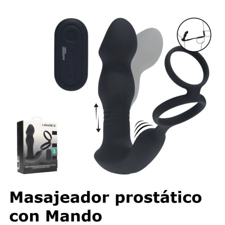 Estimulador Vibrador Prostático y anillo pene