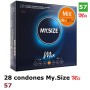 28 Condones My Size  Mix 57 - 178x57 mm