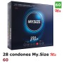 28 Condones My Size  Mix 60 - 195x60 mm