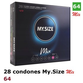 28 Condones My Size  Mix 64 - 223x64 mm