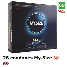28 Condones My Size  Mix 69 - 223x69 mm
