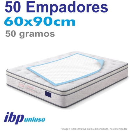 50  Empapadores Desechables Uniuso 60x90cm