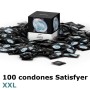 Caja y condones Satisfyer XXL de 64mm