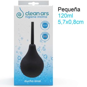 Ducha Anal 120ml, 5,7x0,8cm  Negra - Clean Ars 8437006079914