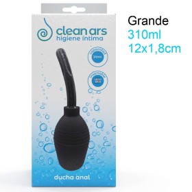 Ducha Anal 310ml, 12x1,8cm  Negra - Clean Ars 8437006079884