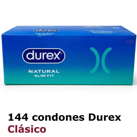 Durex Slim fit caja 144 años 2026