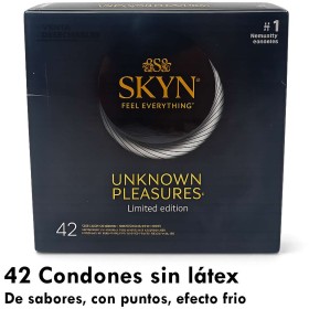 42 Condones Skyn Unknown Pleasures Edición limitada