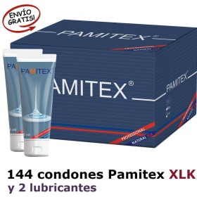 144 Preservativos Pamitex XLK y 2 Lubricantes