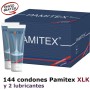 144 Preservativos Pamitex XLK y 2 Lubricantes