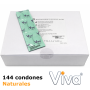 Condones VIVA caja cuadrada 144