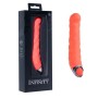 Vibrador Recargable  Silicona 17cm 10 velocidades - Rojo- Infinity