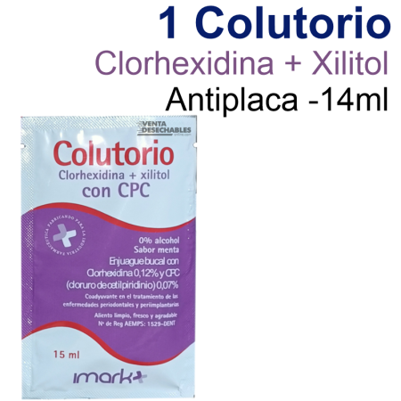Sobre Colutorio Clorhexidina + Xilitol 15 ML Imark