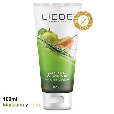 Lubricante Manzana y Pera Liebe 100 ml | Comestible