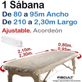Sábana Camilla extensible acordeón fiscult