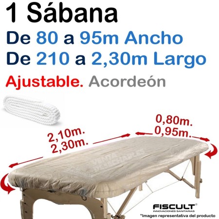 Sábana Camilla extensible acordeón fiscult