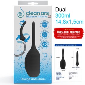 Ducha Anal Con Cabezal Desmontable Negra - Clean Ars