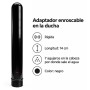 Cabezal Adaptador Ducha Anal Rígida 7 Orificios 14x2cm  Negra - Clean Ars