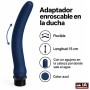 Cabezal Adaptador Ducha Anal Flexible 1 Orificio 15x1,8cm  Negra - Clean Ars