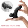 onsolar Pequeño Con Ventosa Negro Flexible y Largo de 13 Cm