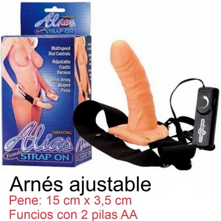 Arnés Con Vibración 15 cm - Alias