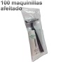 100 Maquinillas Afeitado 2 Hojas Con Crema