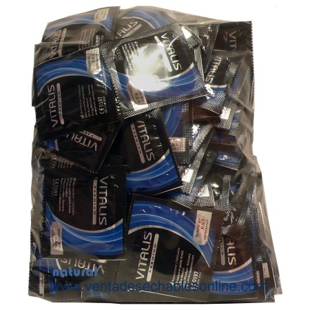 100 Preservativos Vitalis 190x53mm Natural