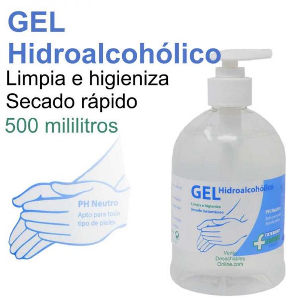 Gel desinfectante de manos Hidroalcoholico
