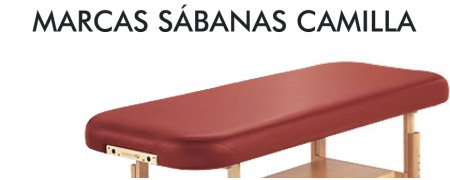 Marcas sábanas camilla