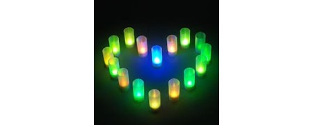 Velas led iluminación