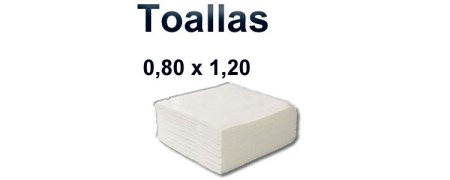 Toallas aseo de un solo uso 0,80x1,20