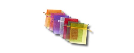 Bolsas de tela de organza