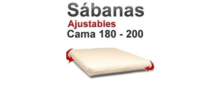 Sábanas ajustables desechables cama grande 180 y 200