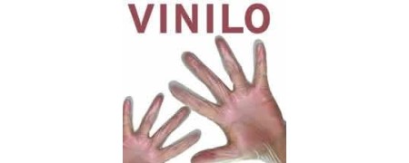 Guantes de vinilo con y sin polvo