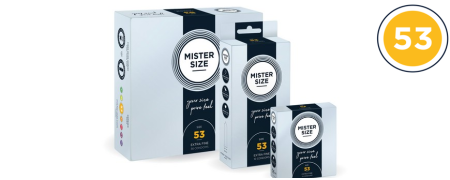 Mister Size 53 ✅ Condones talla M Mediana que se adaptan perfectamente