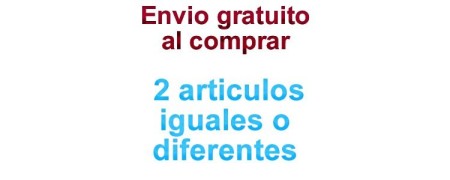 Compra 2 artículos y te lo enviamos gratis